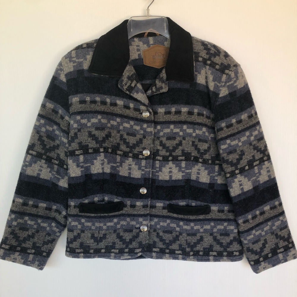 Woolrich Southwest Native Aztec Print Jacket